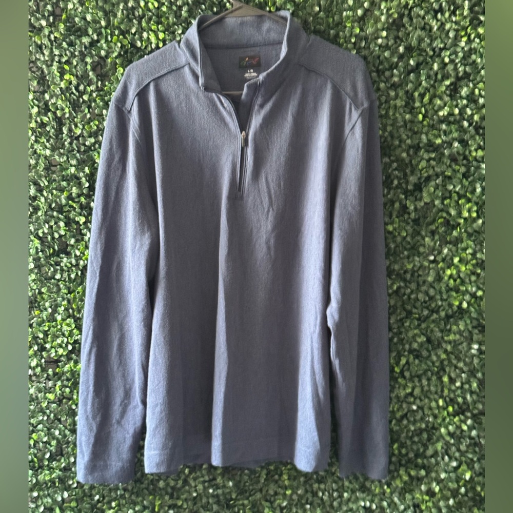 🔥5/$30🔥GREG NORMAN MEN'S QUARTER ZIP WIND SWEATER PULLOVER - Picture 3 of 10
